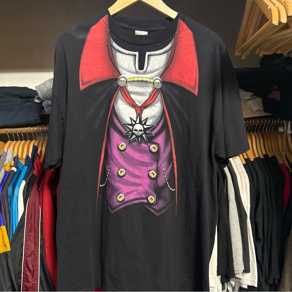 Vintage Halloween Vampire Dracula Costume Tie T Shirt Triple A Tag 2008 XL